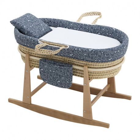 Bassinet CAMBRASS Bebê Bassinet Mio Cuco Alaska Blue