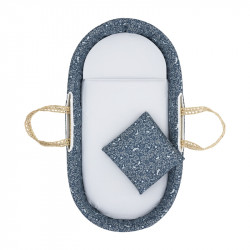 Bassinet CAMBRASS Bebê Bassinet Mio Cuco Alaska Blue