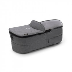 Pacote de BUGABOO Fox 3 carrycot cobre melange cinza