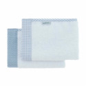 Conjunto de 2 toalhas Vichy10 CAMBRASS azul claro