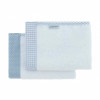 Conjunto de 2 toalhas Vichy10 CAMBRASS azul claro