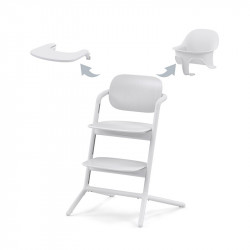 Trona Cybex Lemo 3 en 1 all white