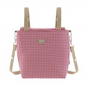 Bolso Talega Cambrass Vichy Rojo