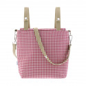 Saco Talega CAMBRASS Vichy Vermelho