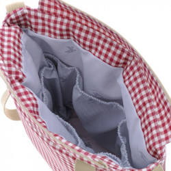 Saco Talega CAMBRASS Vichy Vermelho