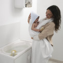 Capa de Baño Delantal Cambrass celeste