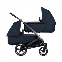 Carrinho de 2 peças Joolz Geo 3 Twin azul marinho
