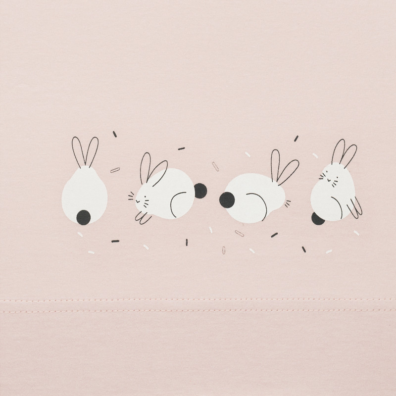 Sábana Estampada Rabbit Rosa Sonpetit 50 cm