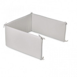 Berço Bumper Sonpetit 60 cinza claro