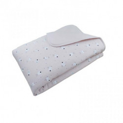 Manta Sonpetit Rabit blanco/rosa