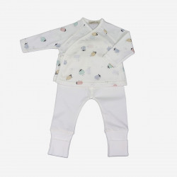 Conjunto Jubón y Polaina Sonpetit PRADO-Algodón organico