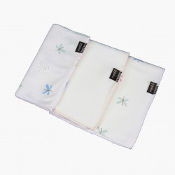 Pack 3 Toalhetes Sonpetit LIBÉLULAS - Algodão Orgânico