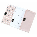 Pack 3 Toallitas Sonpetit SKY BLANCO/ROCA ROSA/BAMBÚ ROSA