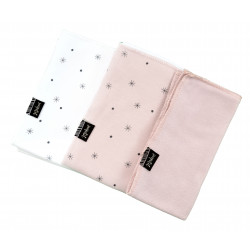 Pacote de 3 lenços umedecidos Sonpetit CÉU ROSA/CÉU BRANCO/ROSA BAMBU
