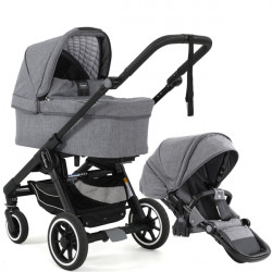 Cochecito 2 Piezas Emmaljunga NXT60 lounge grey black