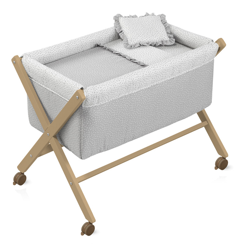 Minicuna Tijera Madera Liberty /Natural 55X87X74 Cm