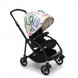 Capota Bugaboo Bee 6 Art of Discovery blanco