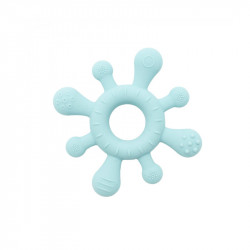 Mordedor Texturizado de Silicone Azul Olmitos Texturas