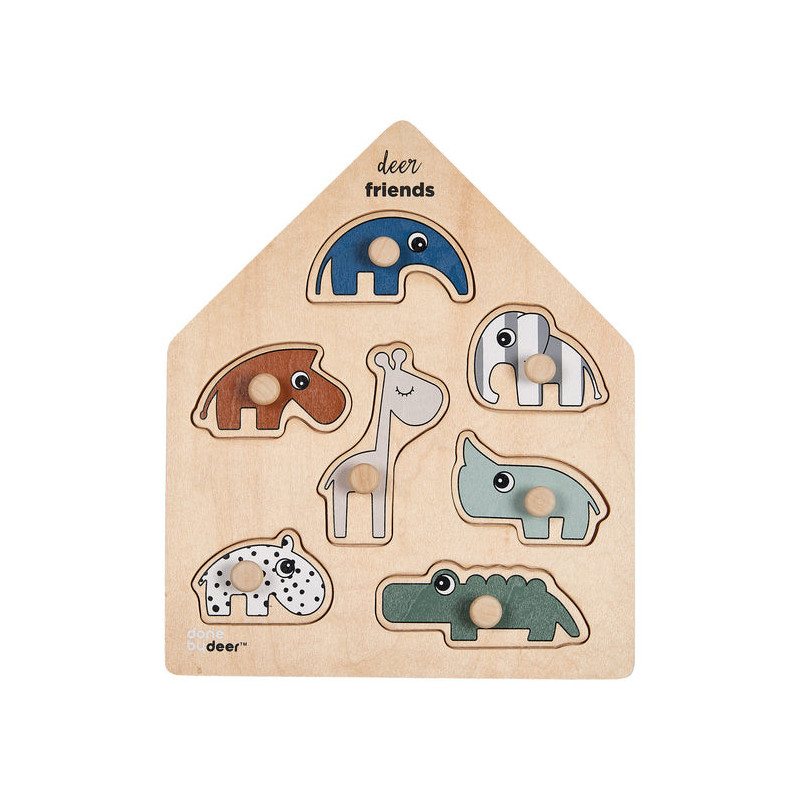 Puzzle de Madera Done By Deer Friends