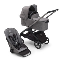 Cochecito 2 Piezas Bugaboo Dragonfly Gris Melange