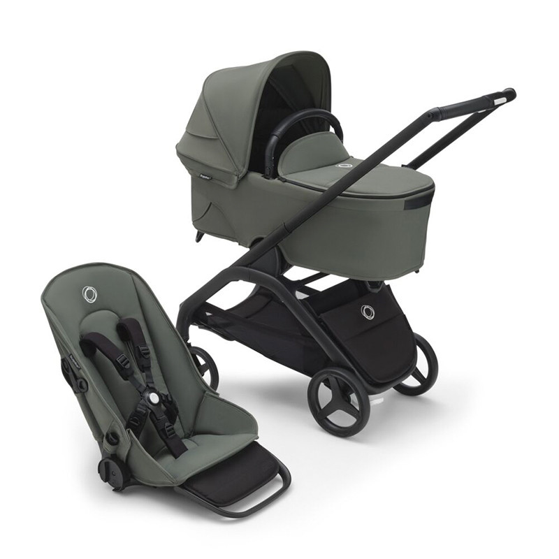 Carrinho de 2 peças BUGABOO Dragonfly Forest Green