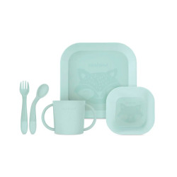 Conjunto de Louças Infantis Quadradas Miniland Refeições