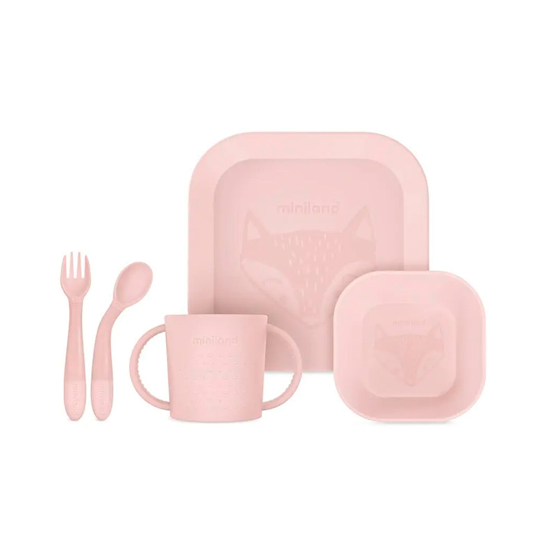 Vajilla Infantil Cuadrada Miniland Meal Set