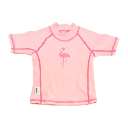 Camiseta de Protección Solar Manga Corta BtBox Flamingos