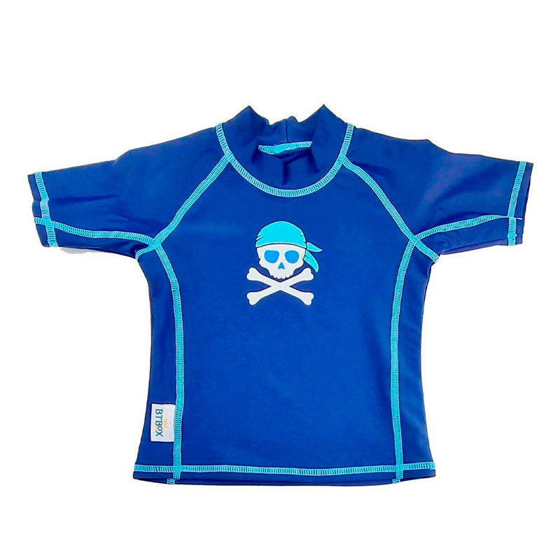 Camiseta de Proteção Solar de Manga Curta btbox Piratas