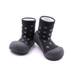 Calzado para Bebé Attipas Dot Dot Charcoal Grey