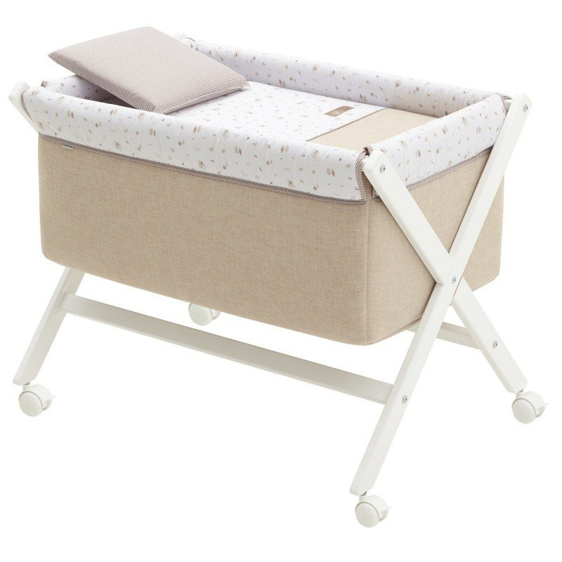 Minicuna Tijera de Madera Blanco Cambrass Greeny