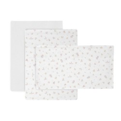 3 peças mini folha berço CAMBRASS plumeti