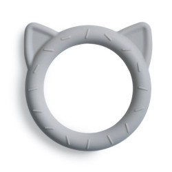 Mordedor Silicona Mushie Cat Stone 9X9X1 Cm