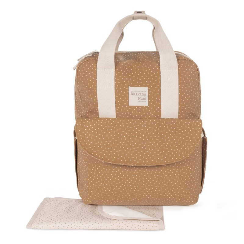 Papoula de bolinhas Walking Mum mochila