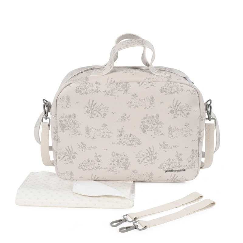 Bolso Canastilla Pasito a Pasito Toile de Jouy