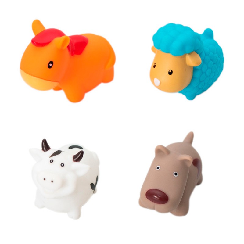 Conjunto de 4 Brinquedos de Banho Olmitos Campo