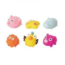 Conjunto de 6 brinquedos de banho Olmitos animais