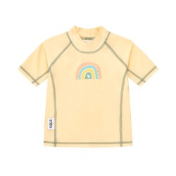 Camiseta de Proteção Solar de Manga Curta btbox Arco-íris