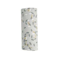 Muselina Sonpetit Bambú Ginko Gris