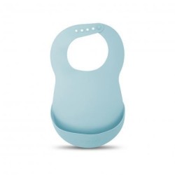 Suavinex Babero de Silicona Forest Azul