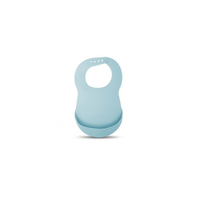 Suavinex Babero de Silicona Forest Azul