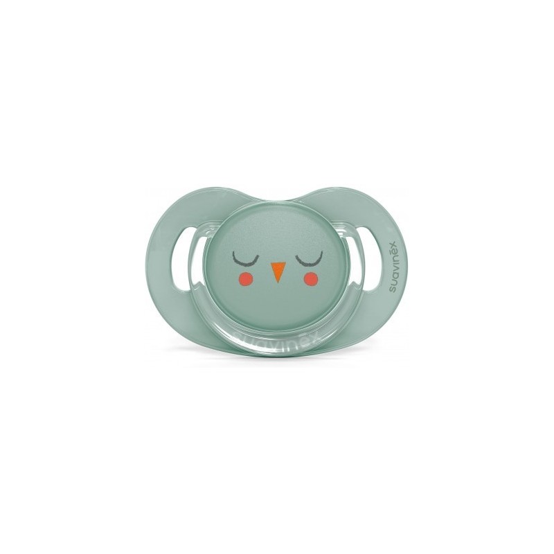Suavinex Chupeta Physiological Owl 6-18m Verde