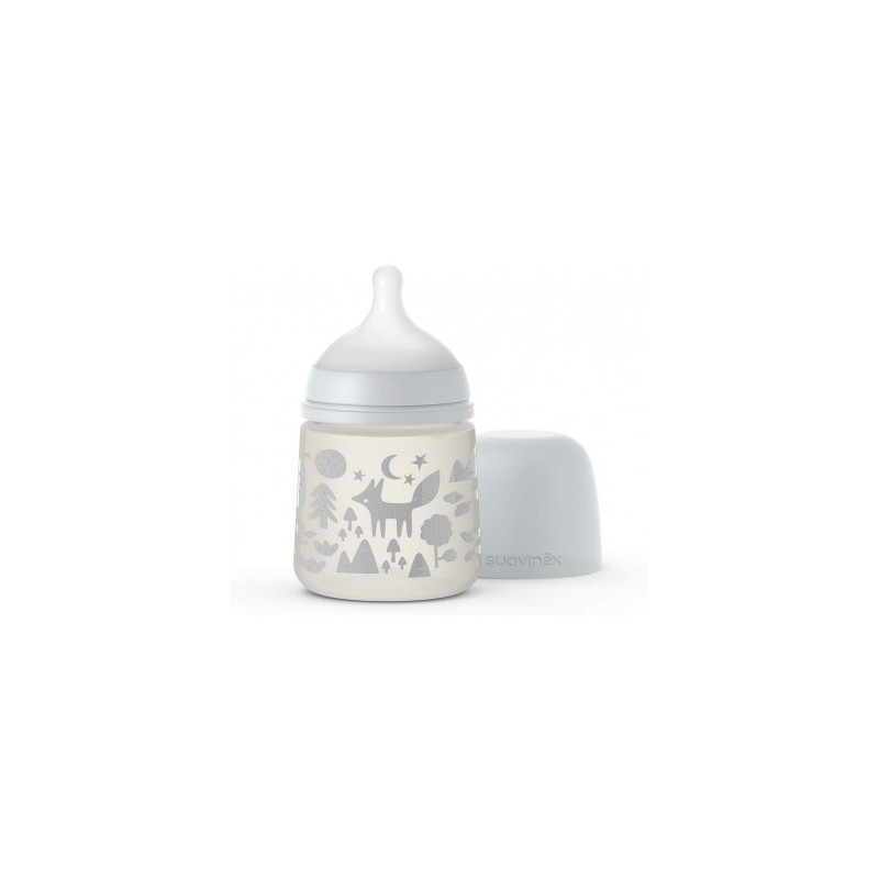 Suavinex Biberón Fisio Pro Fox 150ml Gris