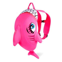 Mochila Infantil Tiburón Rosa Crazy Safety