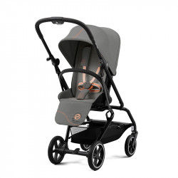 Cybex Carrinho Eezy S Twist Plus 2 preto lava cinza