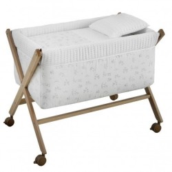 Mini Berço de Tesoura Natural CAMBRASS Merlo