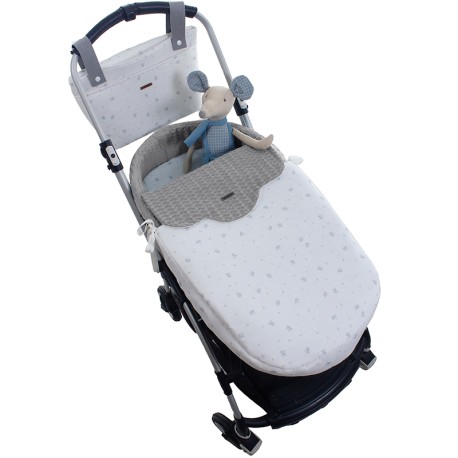 Saco Capazo Multiposicional Uzturre Clea gris