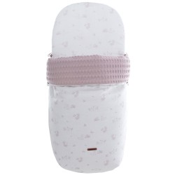 Saco Capazo Uzturre Telma rosa empolvado