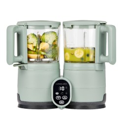 Nutribaby Glass Celadon Verde BABYMOOV Robô de Cozinha