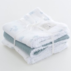 Telma Uzturre Babete Salva Pack 3 pcs azul